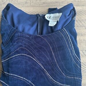 Dress colo azul S.L.FASHIONS